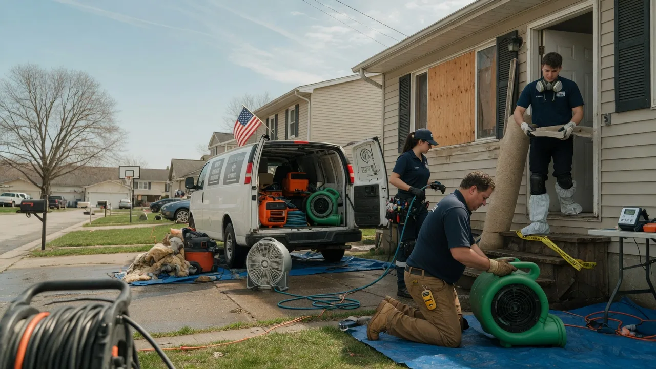 Water Damage Restoration in Bristol, PA near me